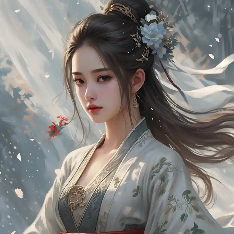 仙气清冷女子古风头像03谁不爱呢?