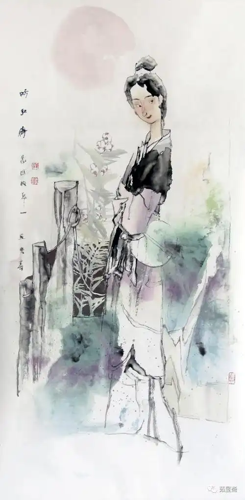 道法自然气韵生动著名画家岳海波西窗杂记上