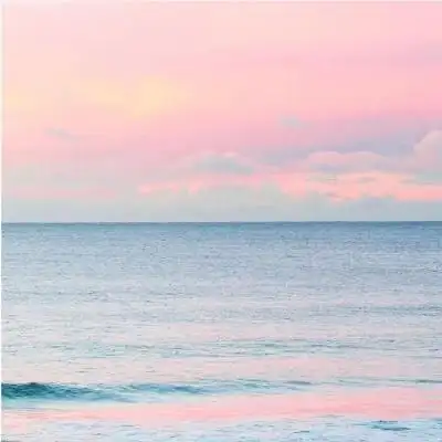 碧水蓝天旺财的海边风景头像 微信海边风景头像带好运