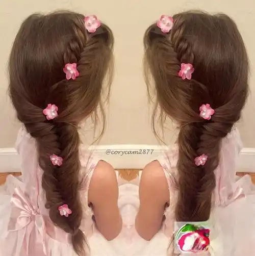 【图】儿童舞台表演编发大全 小女孩演出头发怎么扎?_时尚发型_发藏网